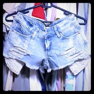 Add to bundle FREE YMI Ripped Denim Shorts Size 0